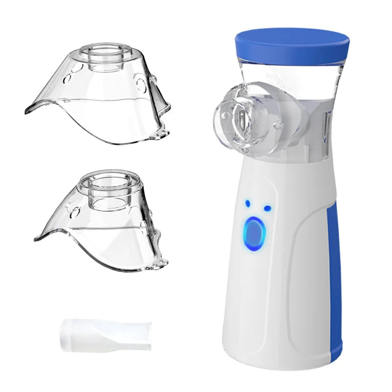 Portable Mesh Nebulizer – Quiet, Low-Power, Cell-Operated Personal Respiratory Inhaler