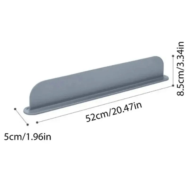 Silicone Sink Splash Guard With Suction – Flexible Water Splash Stopper for Kitchen & Bathroom Faucets, Countertops & Cleaning Protection (Random Color)