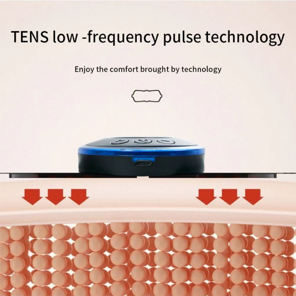 EMS Mini Electric Neck Back Body Massager Cervical Electric Neck Back Massager Muscle Therapy Pressure Pain