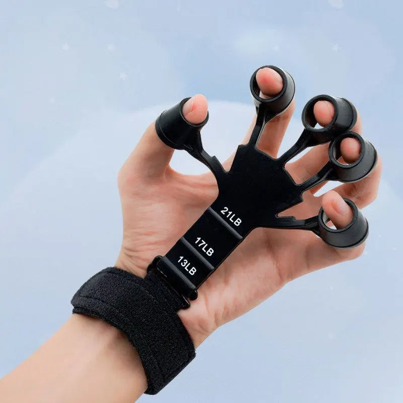 Silicone Gripster Grip Strengthener Finger Stretcher Hand Grip Trainer Gym Fitness Training And Exercise