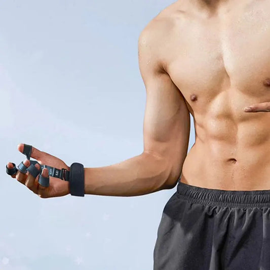 Silicone Gripster Grip Strengthener Finger Stretcher Hand Grip Trainer Gym Fitness Training And Exercise