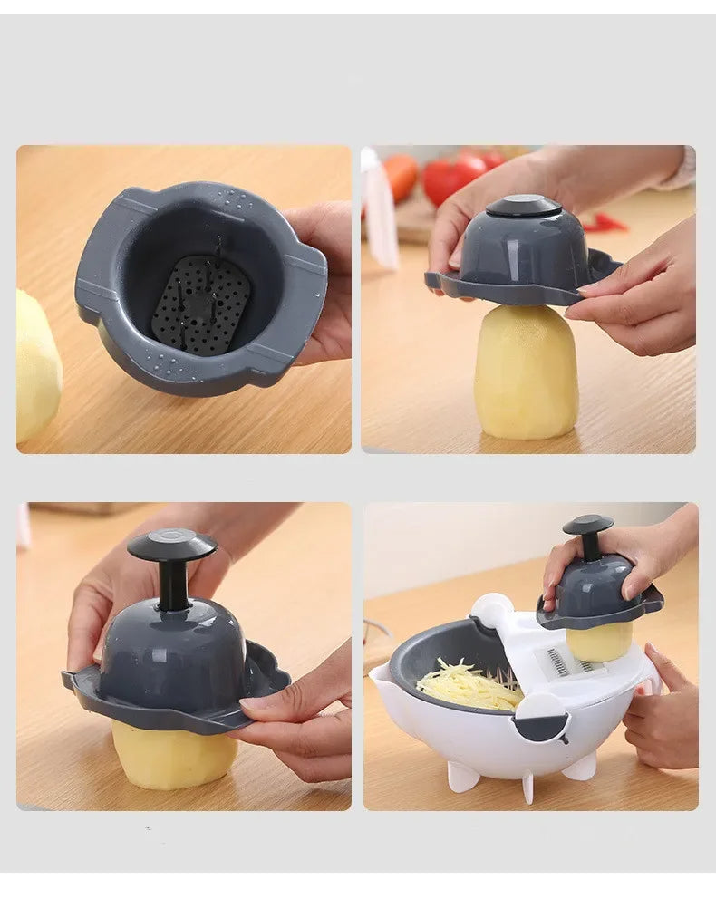 Chopper Multi-function 9 in 1 Slicer Vegetable Potato Carrot Onion Grater With Strainer Vegetable Cutter Kitchen OK 1088