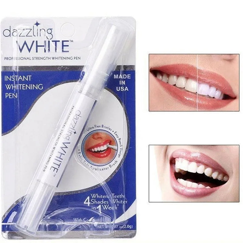 Teeth Whitening Pen Scaling Pen 2ml Rotary Blister Teeth Whitener Dazzling White