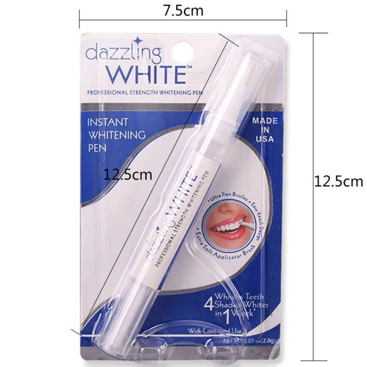 Teeth Whitening Pen Scaling Pen 2ml Rotary Blister Teeth Whitener Dazzling White