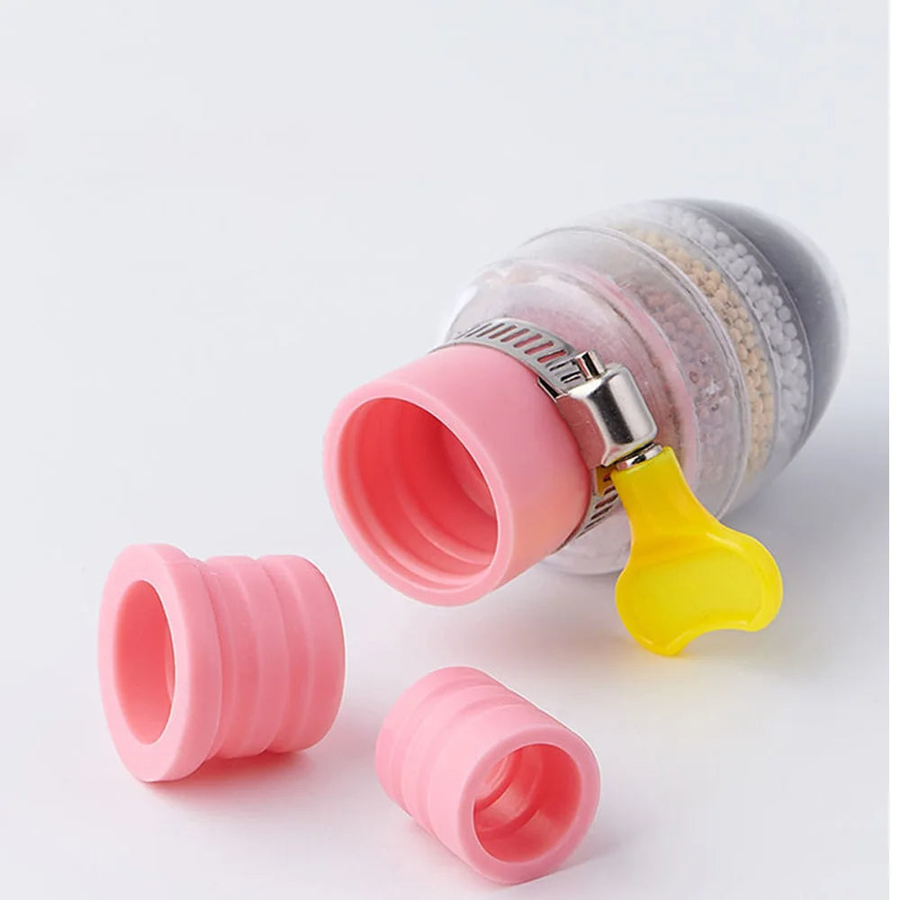 6 Layer Faucet Filter Kitchen Shower Splash Fan Faucet With Clip
