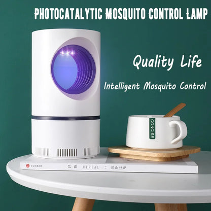 Mosquito Killer Lamp Electric Shocker Round – Powerful 360° UV Light Insect Trap for Home, Room & Outdoor Use | Safe, Silent & Eco-Friendly Bug Zapper