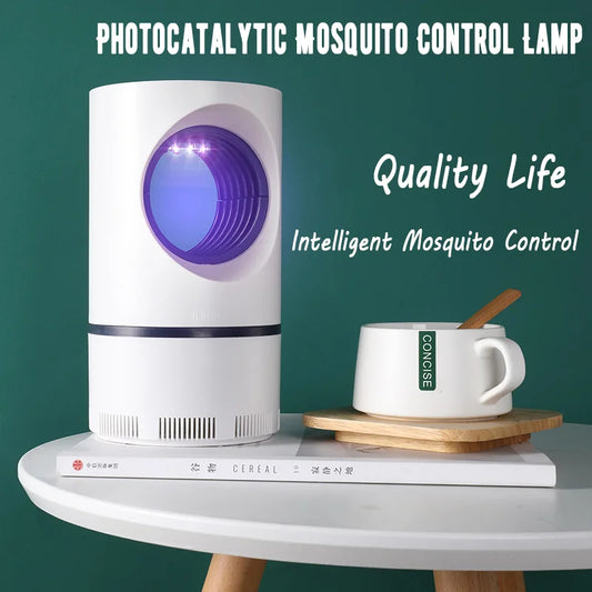 Mosquito Killer Lamp Electric Shocker Round – Powerful 360° UV Light Insect Trap for Home, Room & Outdoor Use | Safe, Silent & Eco-Friendly Bug Zapper