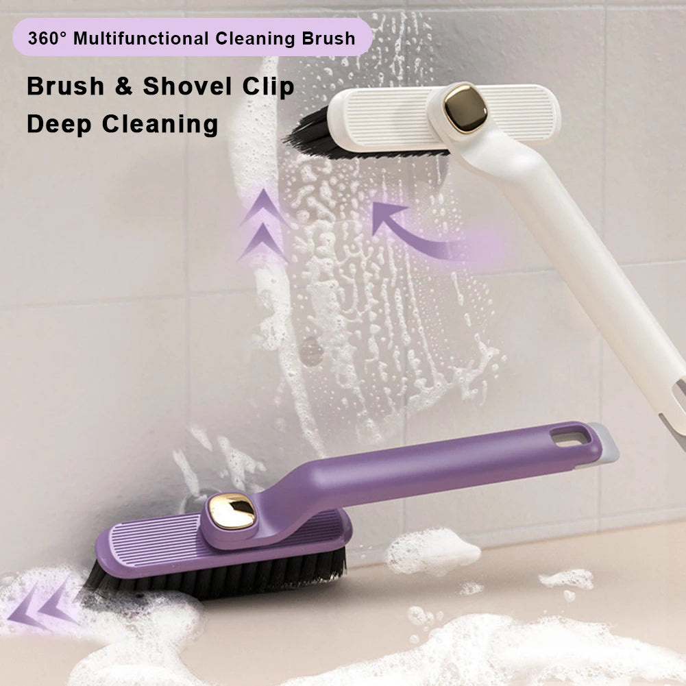 Multipurpose Bathroom Tile Floor Gap Cleaning Brush Rotating Crevice Brushes With Dead End Strong Bristles