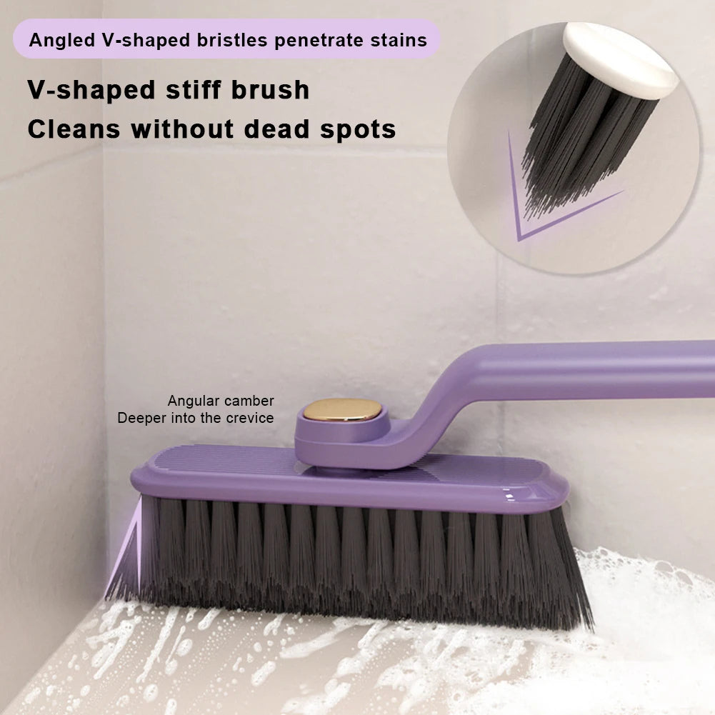 Multipurpose Bathroom Tile Floor Gap Cleaning Brush Rotating Crevice Brushes With Dead End Strong Bristles
