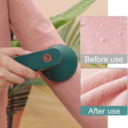 Lint Remover For Clothing Sweater Anti Pilling Razor Coat Hair Ball Trimmer Rechargeable Plush Clothing Razor Remover (Random Color)