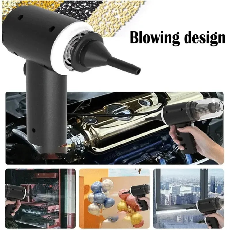 3-in-1 Portable Wireless Vacuum Cleaner AS 228 – Handheld, Powerful Suction for Car, Home, Office & Everyday Quick Cleaning