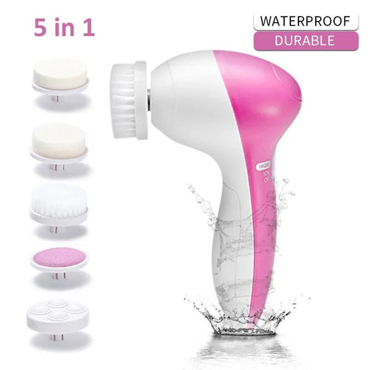 Mini Skin Beauty Massager Brush Electric Wash Machine Pore Cleaner Body Cleaning Massage