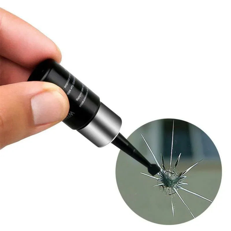 Glass Crack Nano Repair Fluid For Car Windshield Smooth Application Compact Design Perfect Choice For Vehicle Care - 3ML