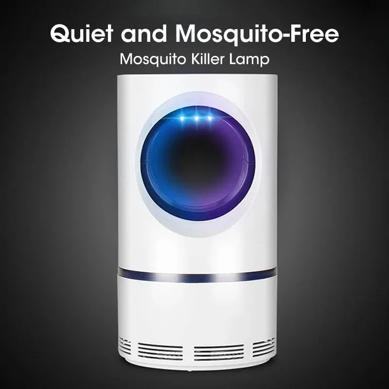 Mosquito Killer Lamp Electric Shocker Round – Powerful 360° UV Light Insect Trap for Home, Room & Outdoor Use | Safe, Silent & Eco-Friendly Bug Zapper