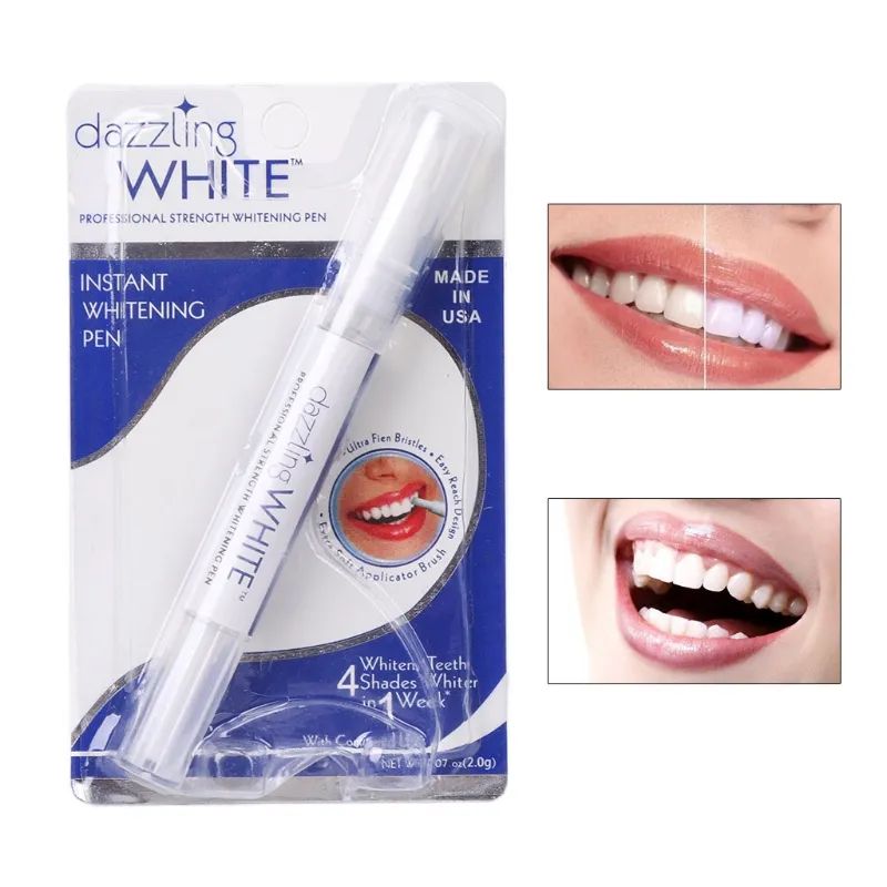 Teeth Whitening Pen Scaling Pen 2ml Rotary Blister Teeth Whitener Dazzling White