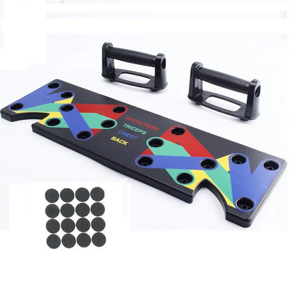 9 IN 1 Push Up Rack Board System Comprehensive Fitness Exercise Workout Pushup Stands