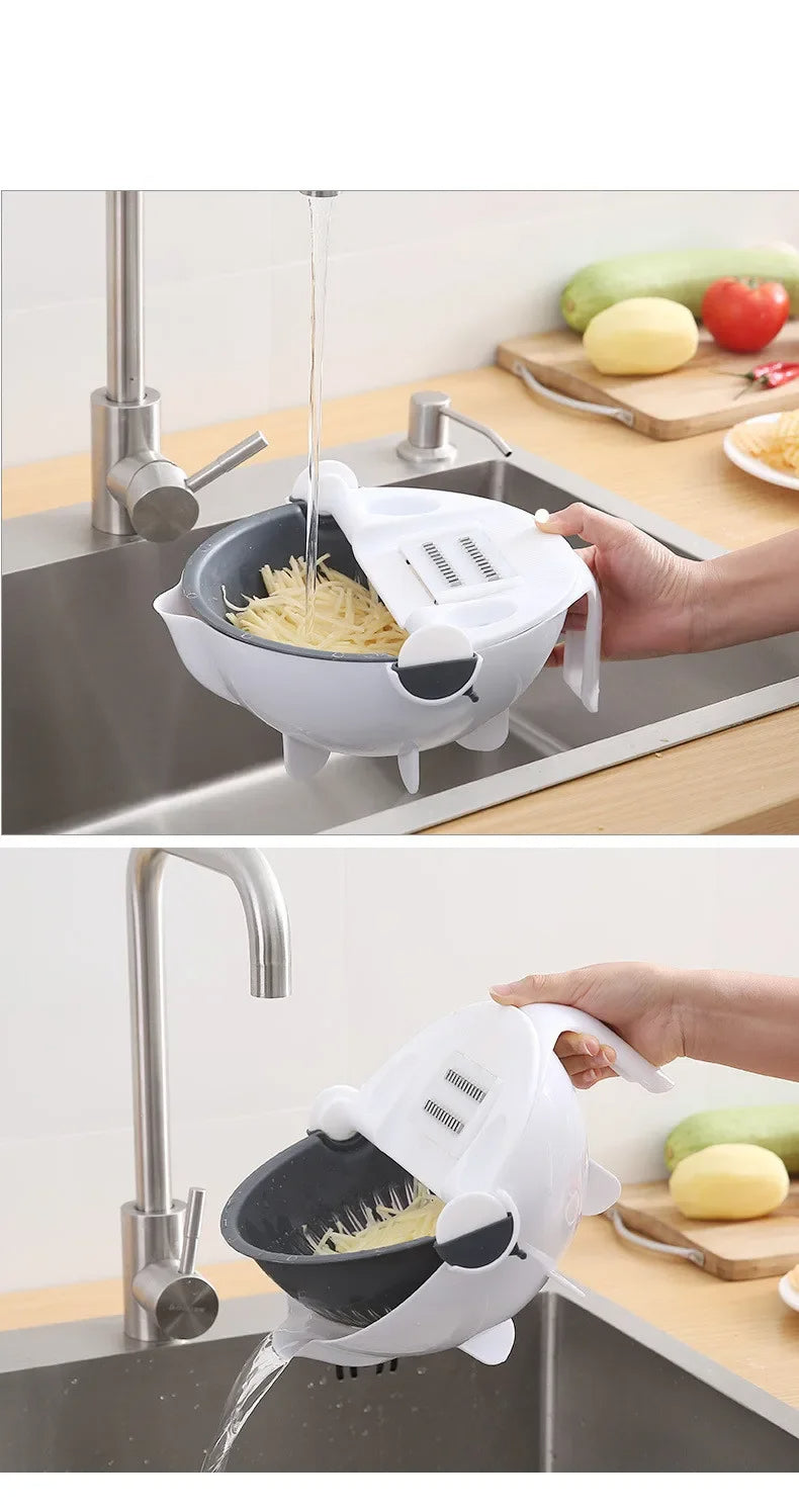 Chopper Multi-function 9 in 1 Slicer Vegetable Potato Carrot Onion Grater With Strainer Vegetable Cutter Kitchen OK 1088