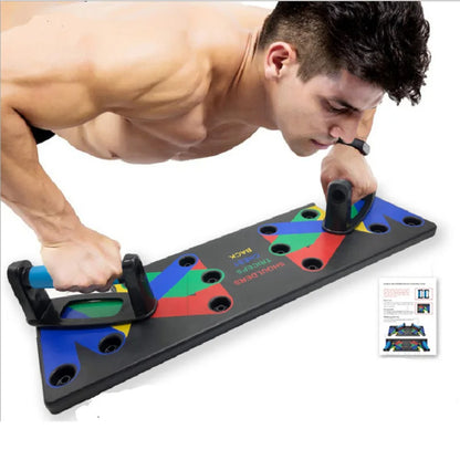 9 IN 1 Push Up Rack Board System Comprehensive Fitness Exercise Workout Pushup Stands