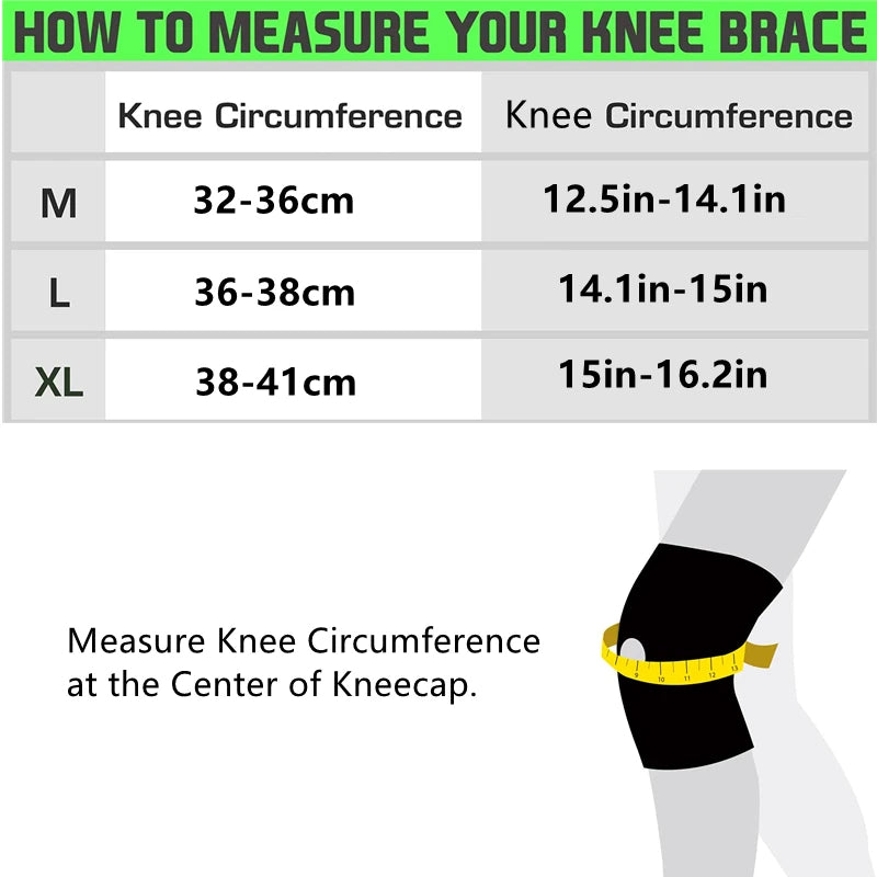 1pc Gym Knee Pad Support Brace Sleeve Relieve Patella Knee Arthritis Meniscus Tear Knee Strap Stabilizer Protector Kneepad Guard