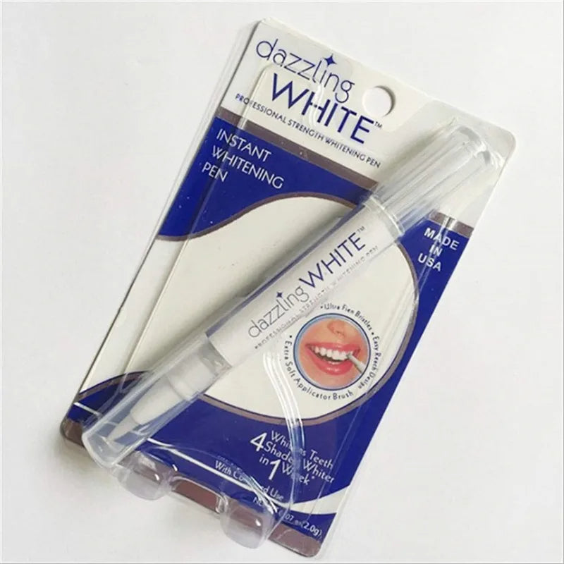 Teeth Whitening Pen Scaling Pen 2ml Rotary Blister Teeth Whitener Dazzling White