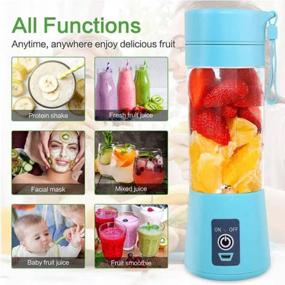 Rechargeable Portable Smoothies Blender - Mini Personal Juicer for Shakes and Smoothies, USB Charging, Cordless Travel Blender B