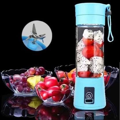 Rechargeable Portable Smoothies Blender - Mini Personal Juicer for Shakes and Smoothies, USB Charging, Cordless Travel Blender B