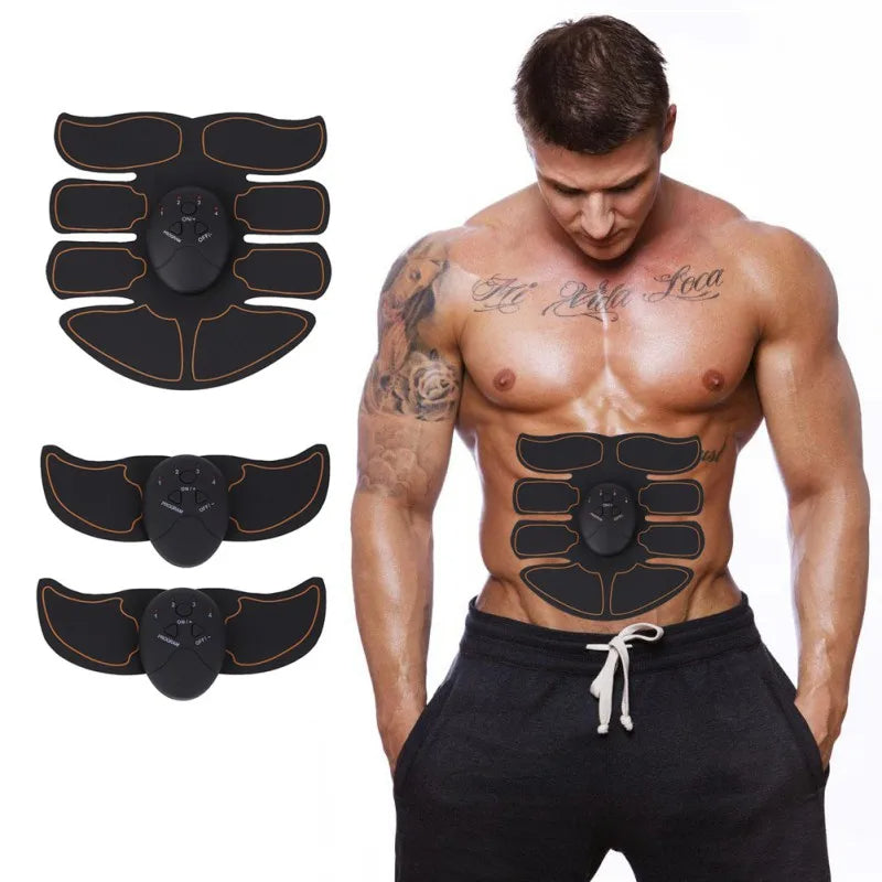 Fitness Electric Muscle Stimulator Abdominal Exercise Machine Slimming Belt Sticker Relaxation Treatments Beauty Health Tools