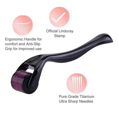 540 Needles For Facial Body Hair Growth Derma Roller for Skin Beard 0.2mm 0.25mm 0.3mm Needle Micro Face Roll Tool