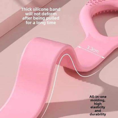 High Elasticity Yoga Back Opener Training Tool Eight-Shape Resistance Band Shoulder Stretcher Chest Expander Eight-Shape Puller