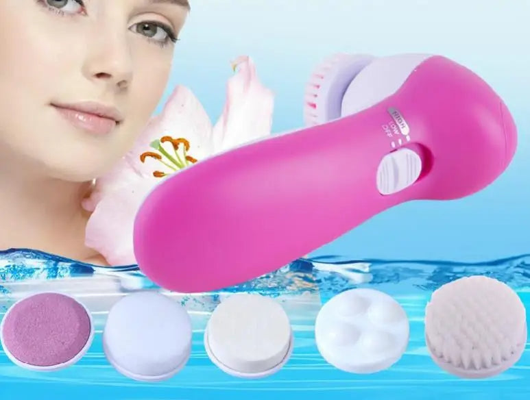 Mini Skin Beauty Massager Brush Electric Wash Machine Pore Cleaner Body Cleaning Massage