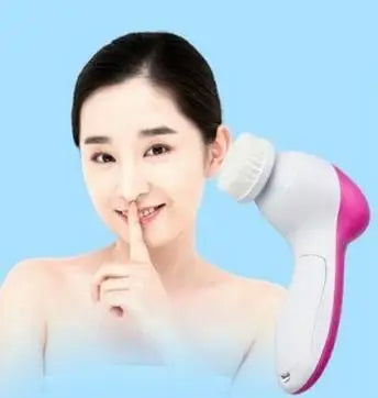 Mini Skin Beauty Massager Brush Electric Wash Machine Pore Cleaner Body Cleaning Massage