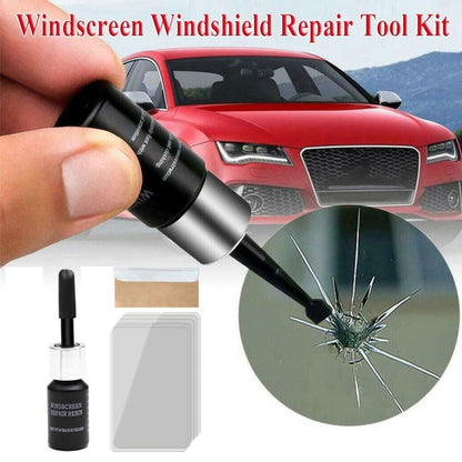 Glass Crack Nano Repair Fluid For Car Windshield Smooth Application Compact Design Perfect Choice For Vehicle Care - 3ML