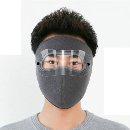 Windproof Anti Dust Full Face Masks Cycling Ski Breathable Masks Eye Shield HD Anti Fog Goggles Hood Cover Winter Warm Hat Caps