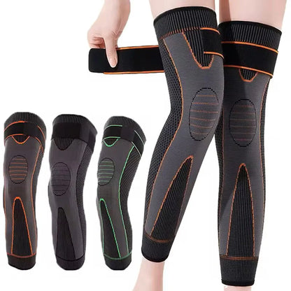 1 Piece Adjustable Compression Knee Support Brace | Breathable Elastic Knee Pad With Strap For Pain Relief, Sports Protection, And Joint Support